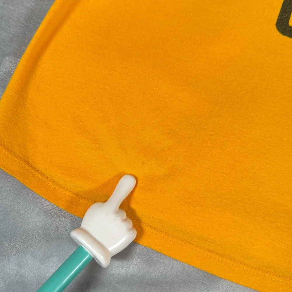 Vintage EIIGY POCR F**k Off Flip T Shirt Mens XL (Fits L) Funny Made In USA 90s - Picture 4 of 10